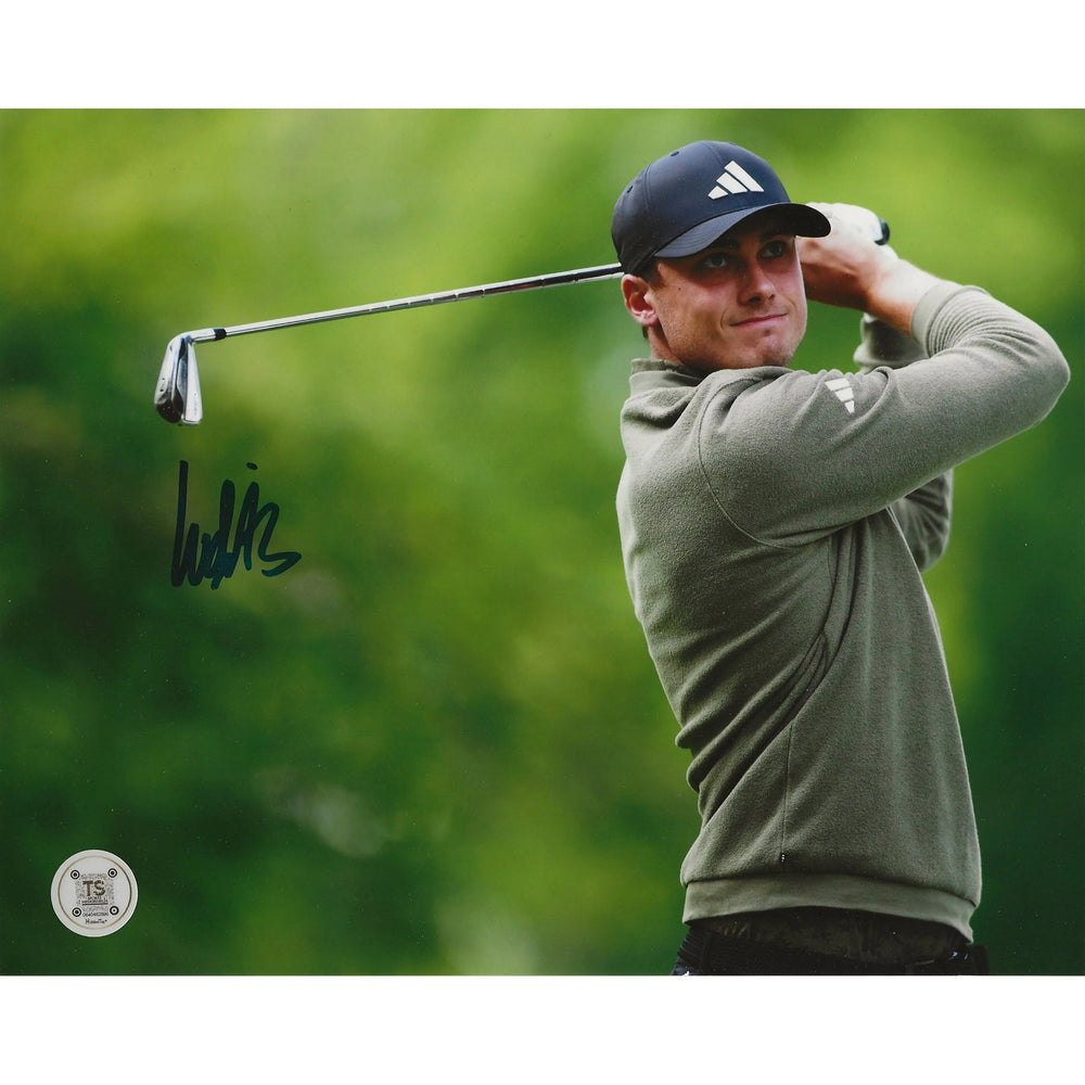 Ludvig Aberg Autographed Swinging 8x10 Photo — TS Sports Memorabilia