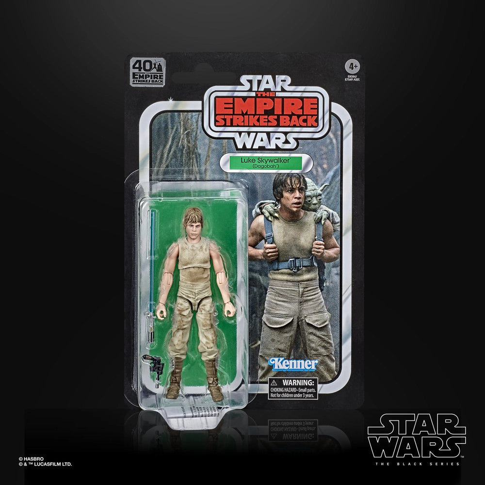 Star Wars La Ligne Noire : Luke Skywalker (Dagobah) Échelle de 6 pouces Star Wars : L'Empire contre-attaque Édition 40e Anniversaire Figurine de collection