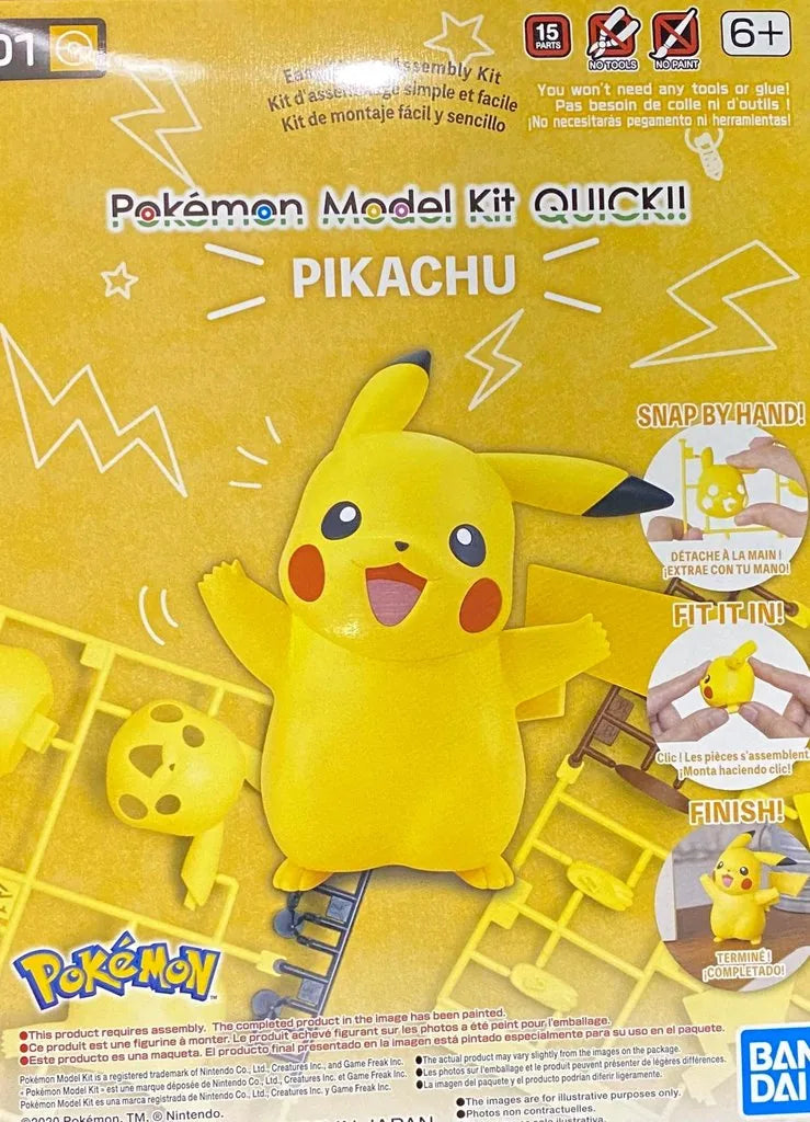 Pokemon Modèle Réduit Rapide!! 01 PIKACHU