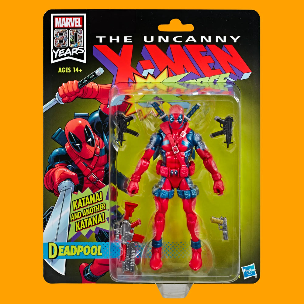 Marvel Legends 80e Anniversaire Série Deadpool - Rerun (Emballage non conforme)