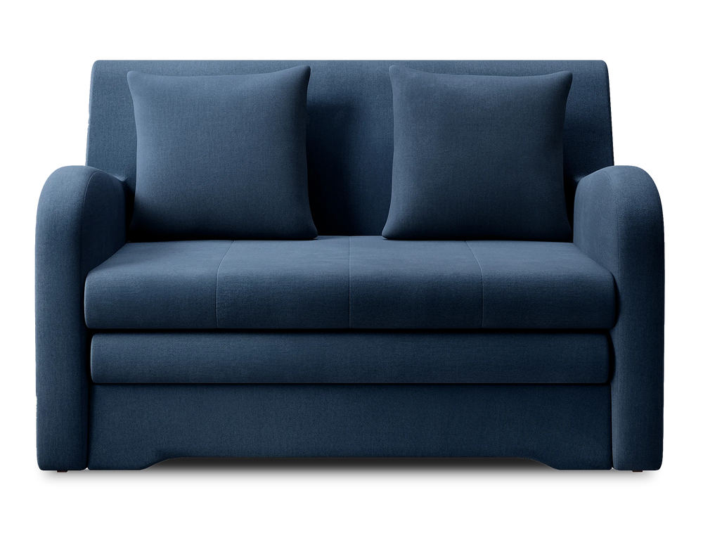Ario Condo Style 2 Seater Storage Sleeper Sofa - Blue