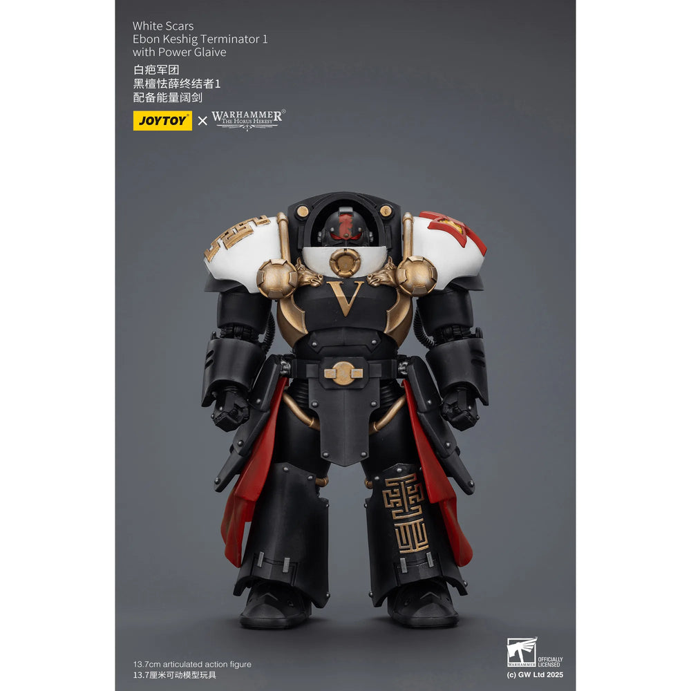 JOYTOY - White Scars Ebon Keshig Terminator 1 avec Glaive d'énergie