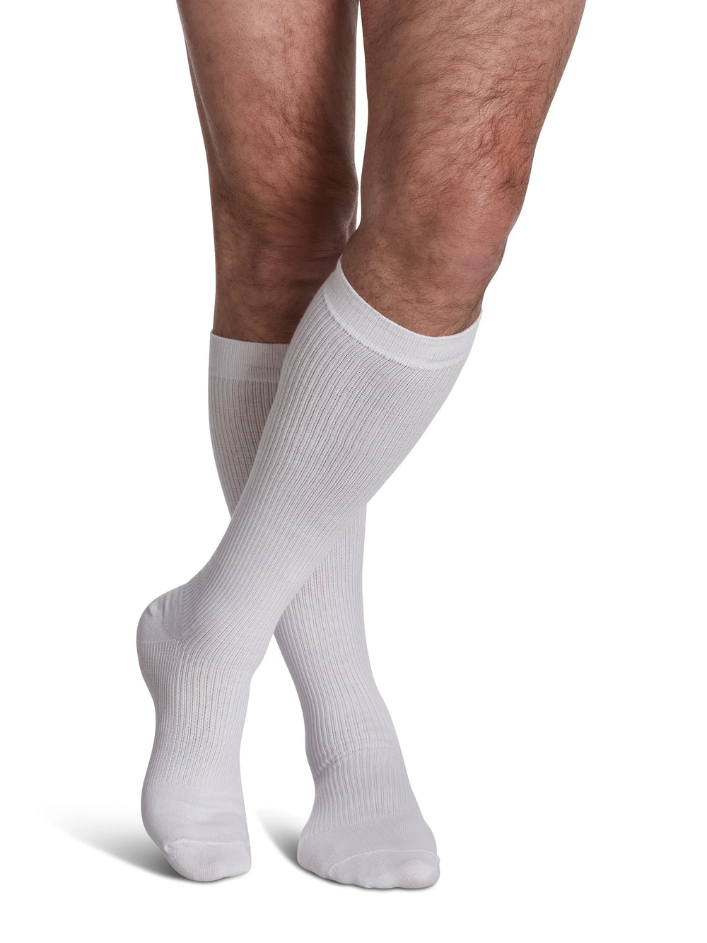 Sigvaris Men's Casual Cotton Calf 15-20mmHg Closed