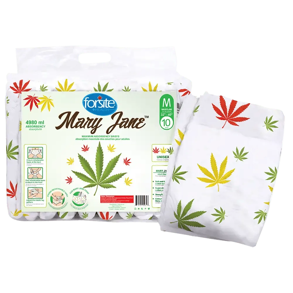 Forsite Health Mary Jane™ Maximum Absorbency Adult Briefs - Case of 30