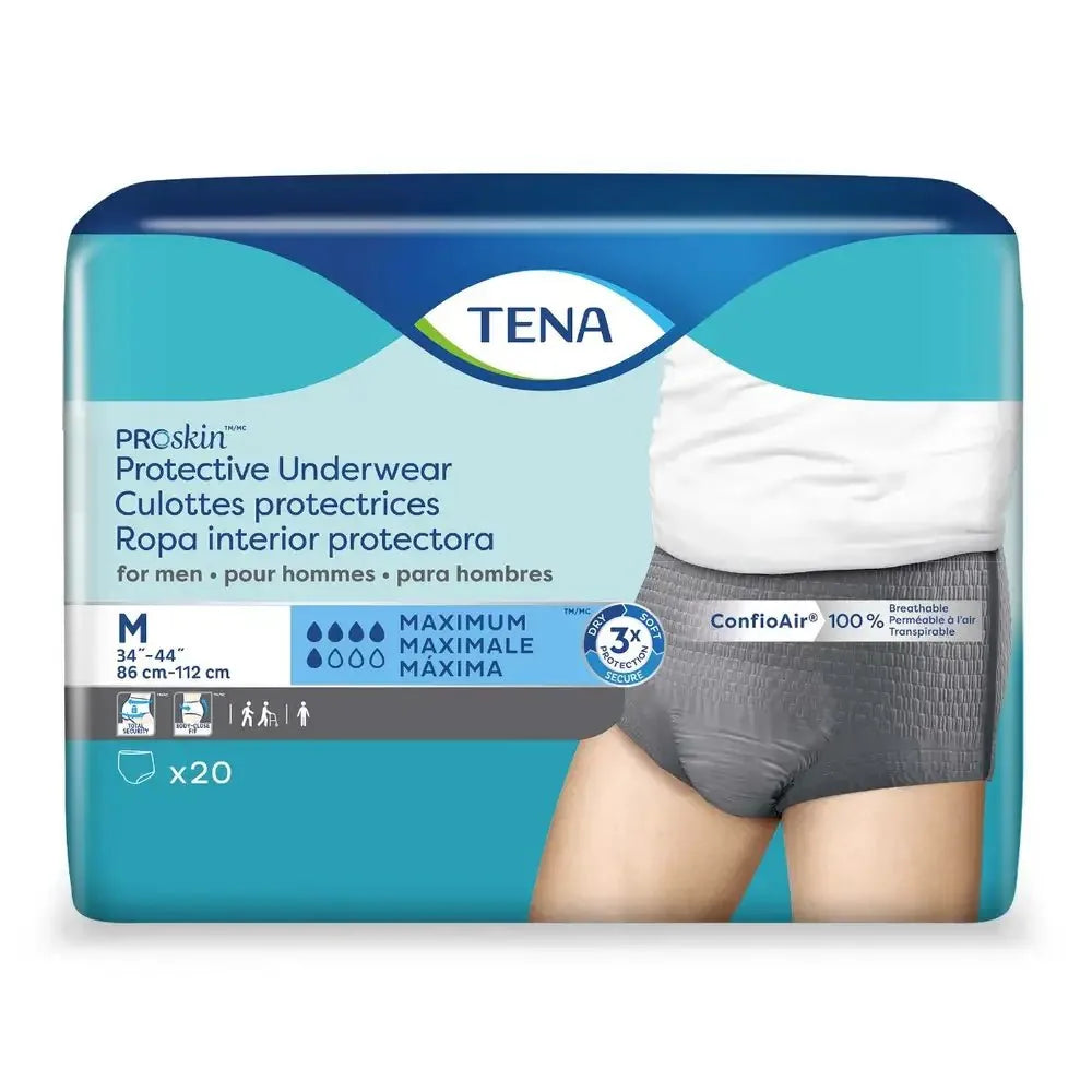 Culottes de protection TENA ProSkin pour hommes, absorbant modéré