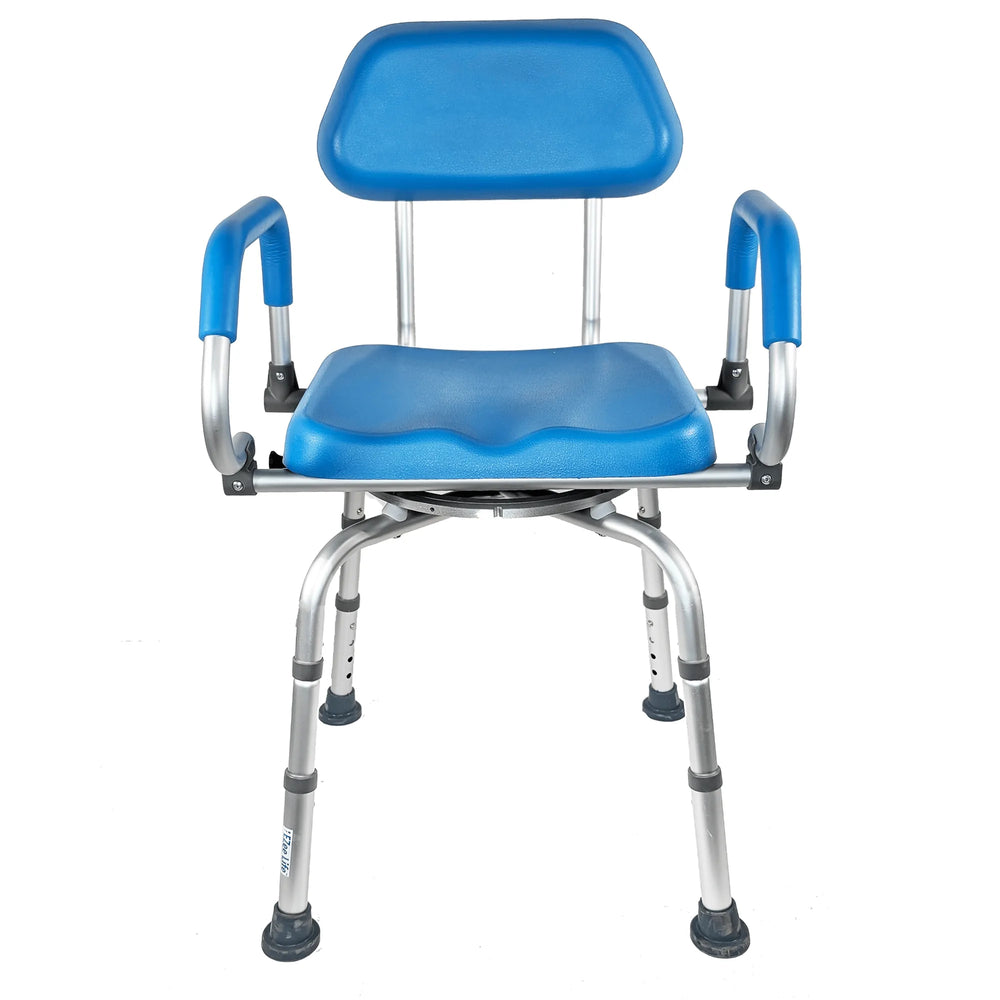Siège de douche pivotant EZee Life CH2075 | Siège à 360 degrés avec bras rembourrés, capacité de 350 lb, Canada