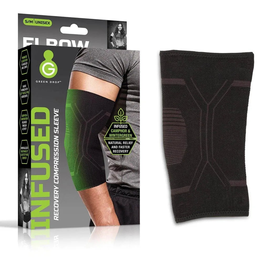 Manchon de compression Green Drop pour le coude