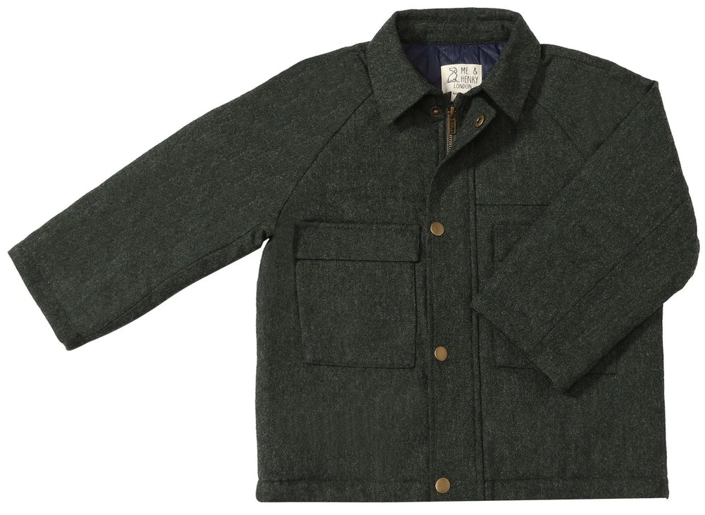 Veste Tweed | Tweed Vert | Me & Henry