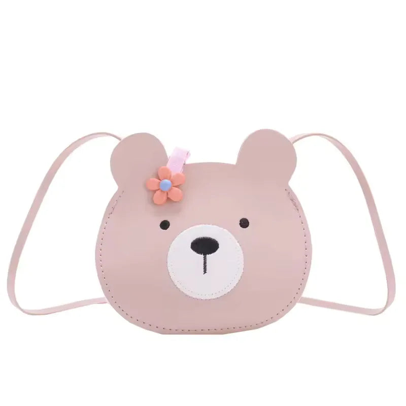 Sac à main ours en peluche | Rose poussière | Wild Baby