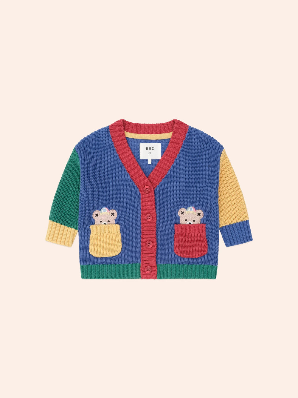 Cardigan Style Bloc | Multi | Huxbaby