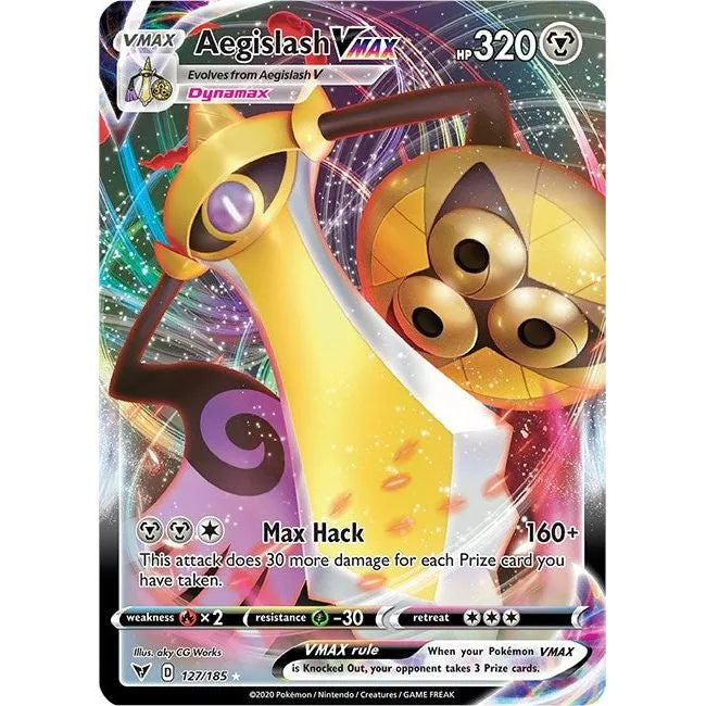 Aegislash VMAX (127/185) (SWSH04)