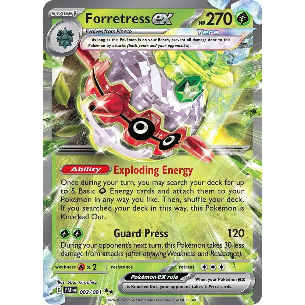 Forretress ex (002/091) (PAF)