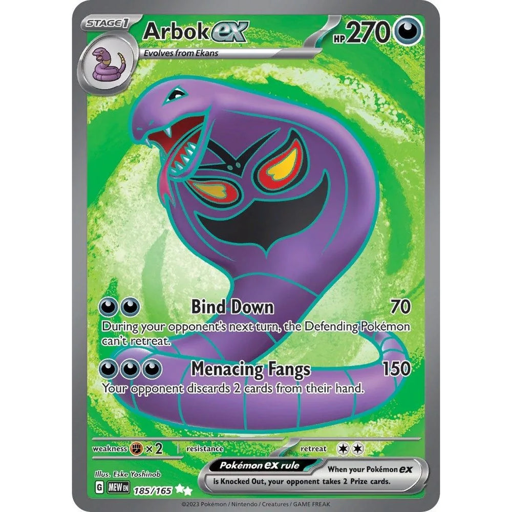 Arbok ex (185/165) (MEW)