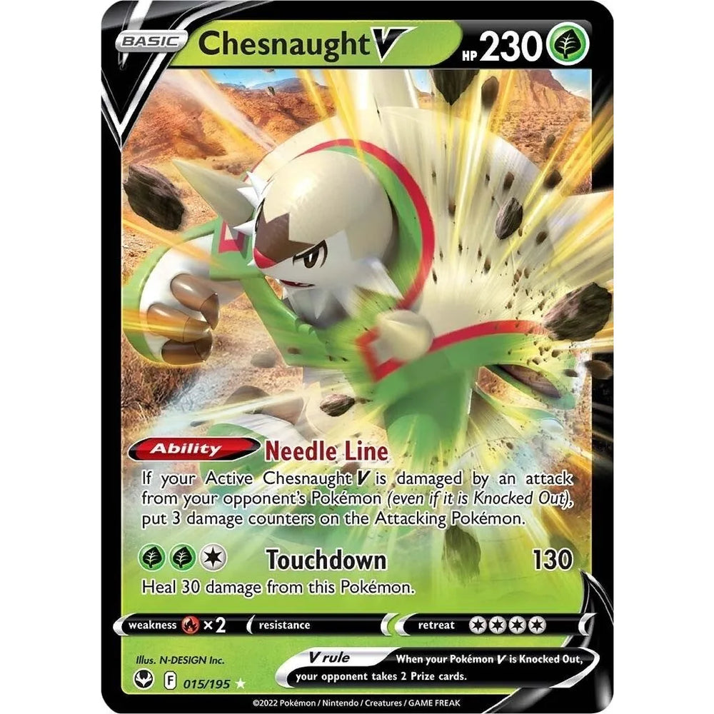 Chesnaught V (015/195) (SWSH12)