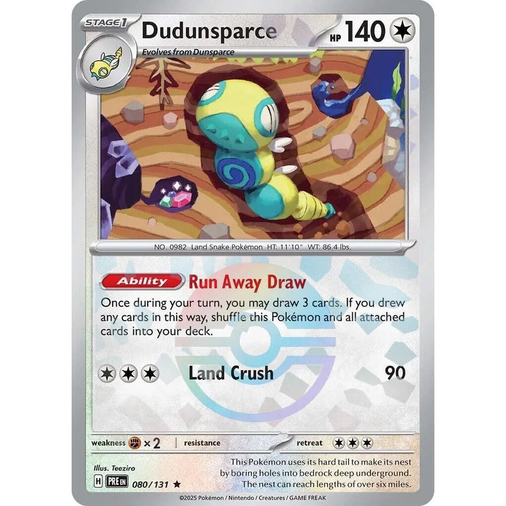 Dudunsparce (Poke Ball Pattern) (080/131) (PRE)
