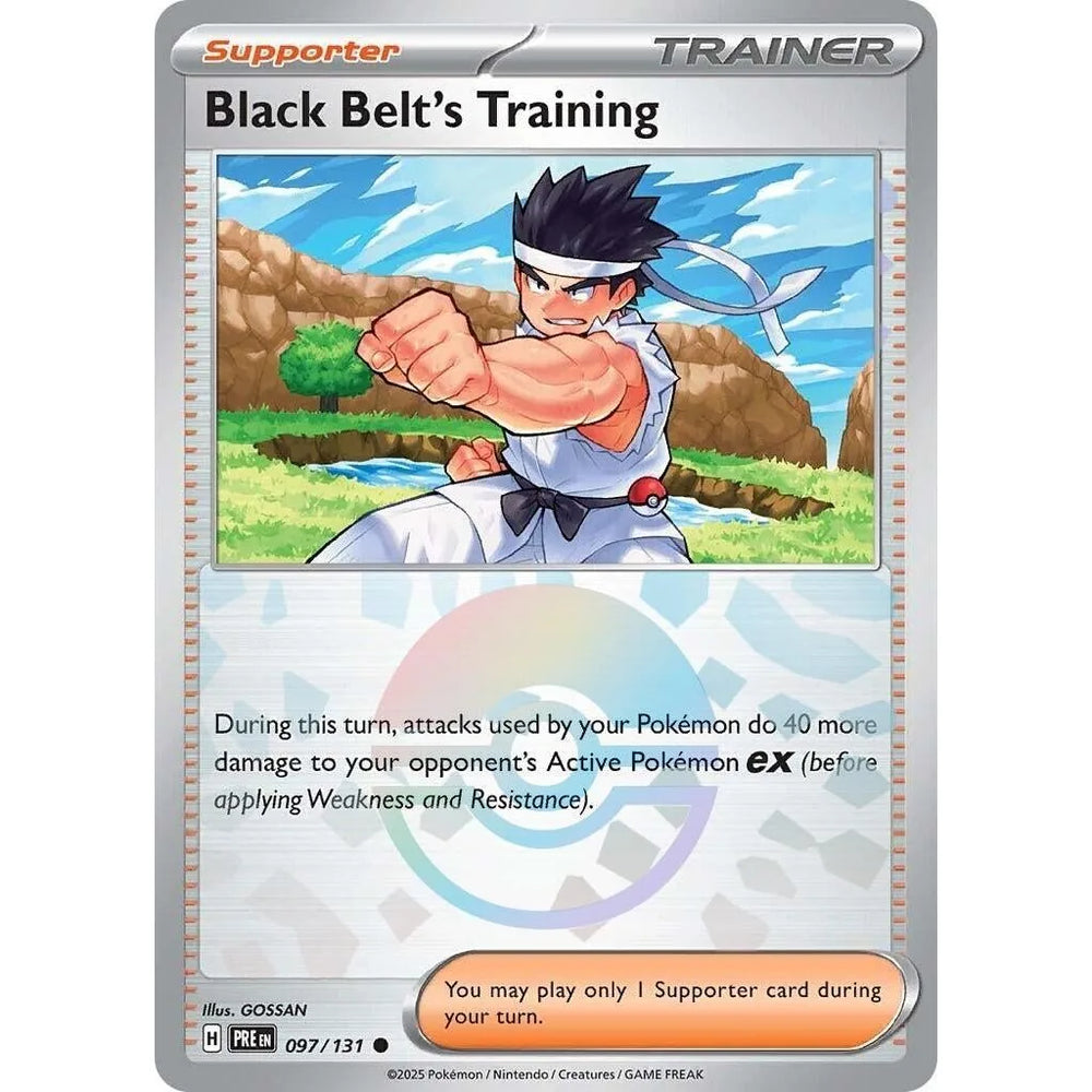 Ceinture Noire - 097/131 (Motif Poké Ball) (097/131) (PRE)