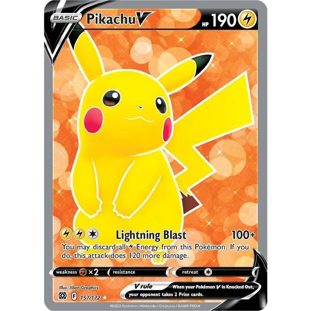 Pikachu V (Art Complet) (157/172) (SWSH09)