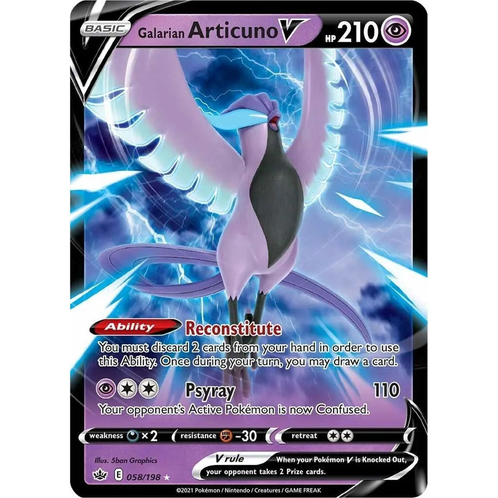 Articuno de Galar V (058/198) (SWSH06)