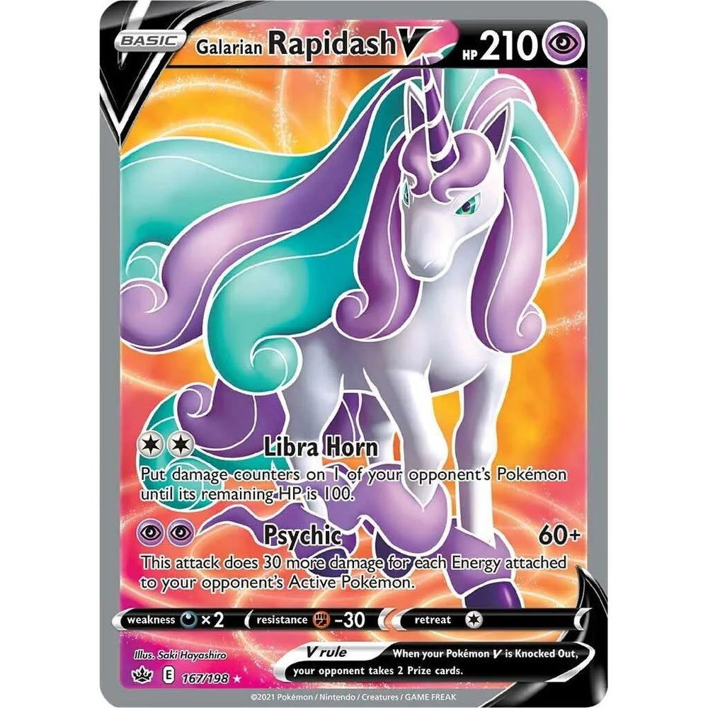 Galarian Rapidash V (Art Complet) (167/198) (SWSH06)