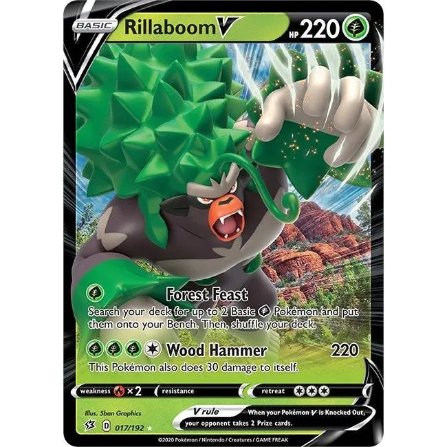 Rillaboom V (017/192) (SWSH02)