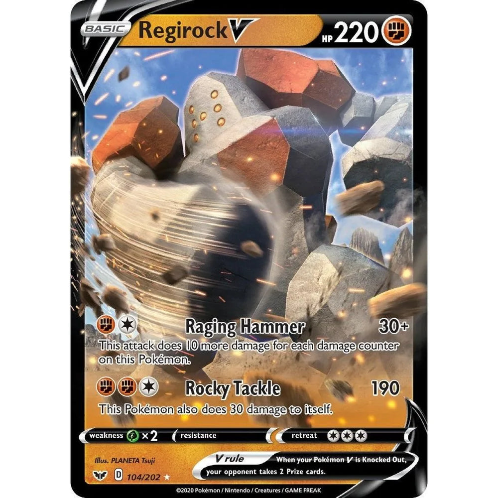 Regirock V (104/202) (SWSH01)