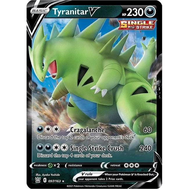 Tyranitar V (097/163) (SWSH05)