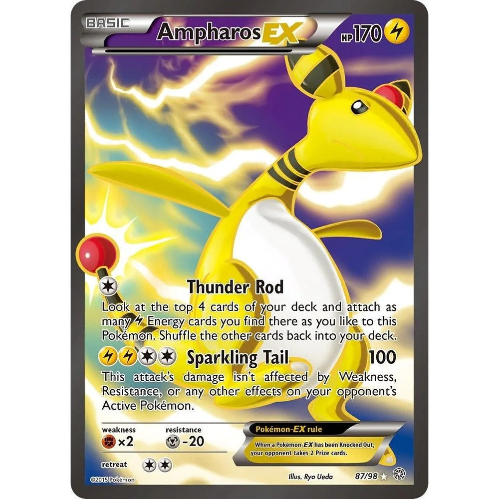 Ampharos EX (87 Art Complet) (87/98) (AOR)