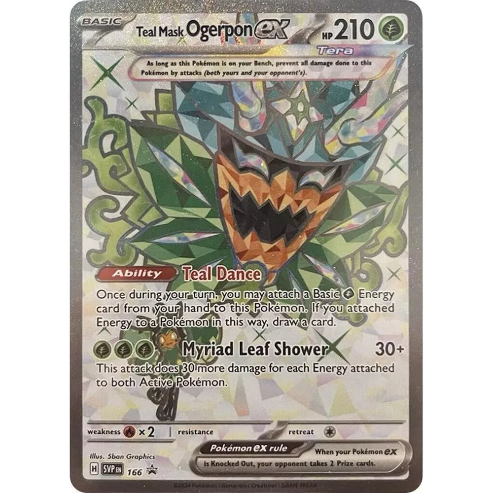 Teal Mask Ogerpon ex - 166 (166) (SVP)