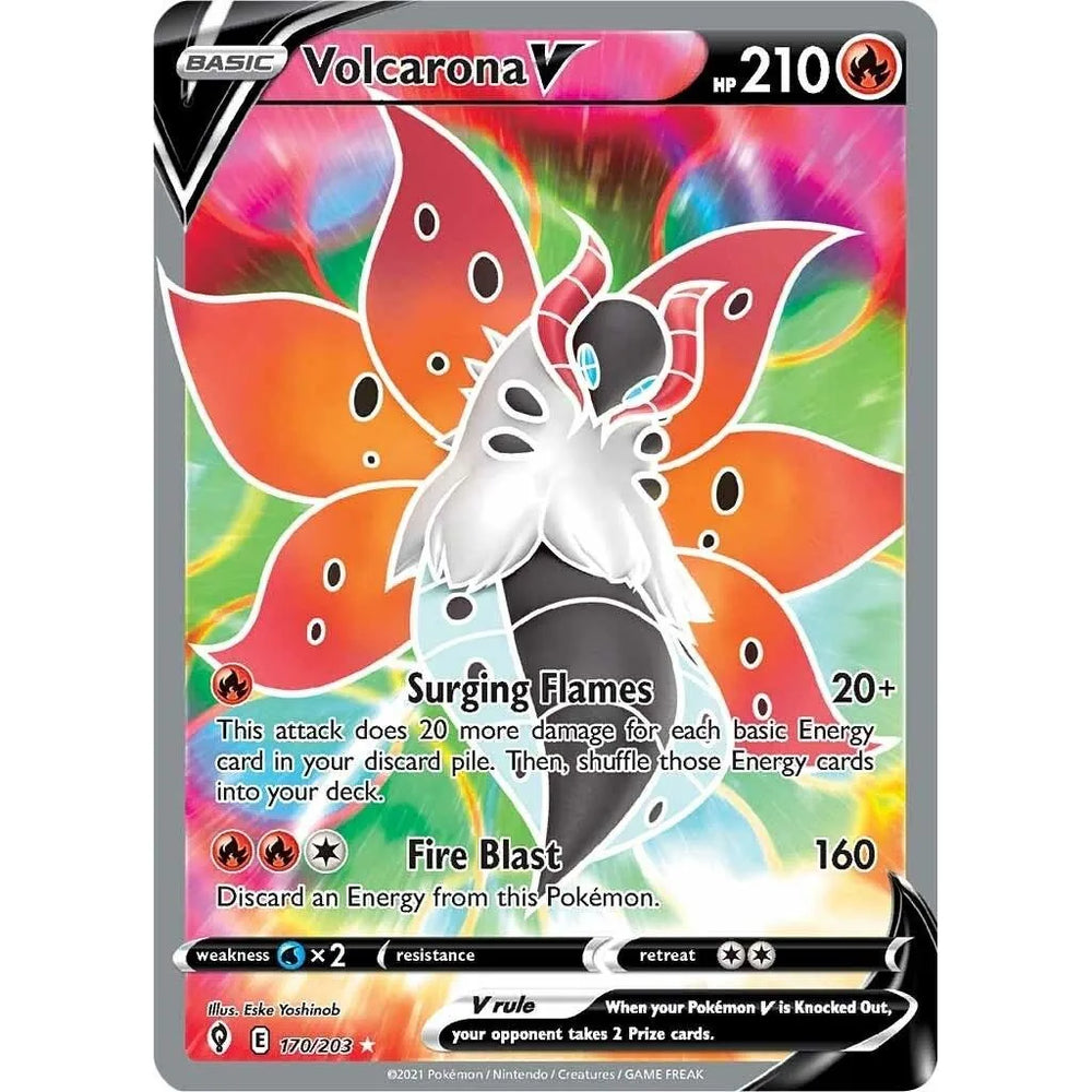 Volcarona V (Art Complet) (170/203) (SWSH07)