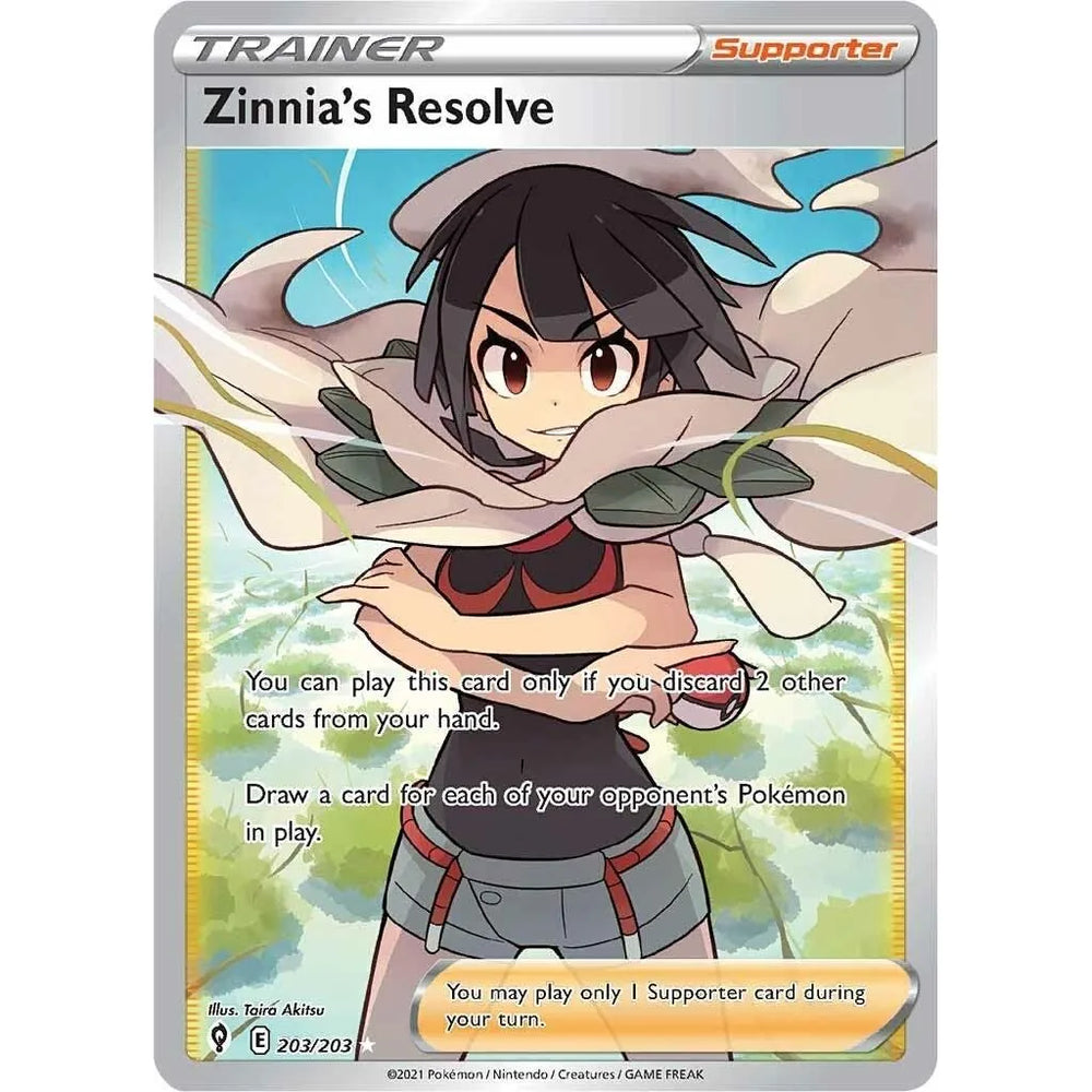 La Résolution de Zinnia (Art Complet) (203/203) (SWSH07)
