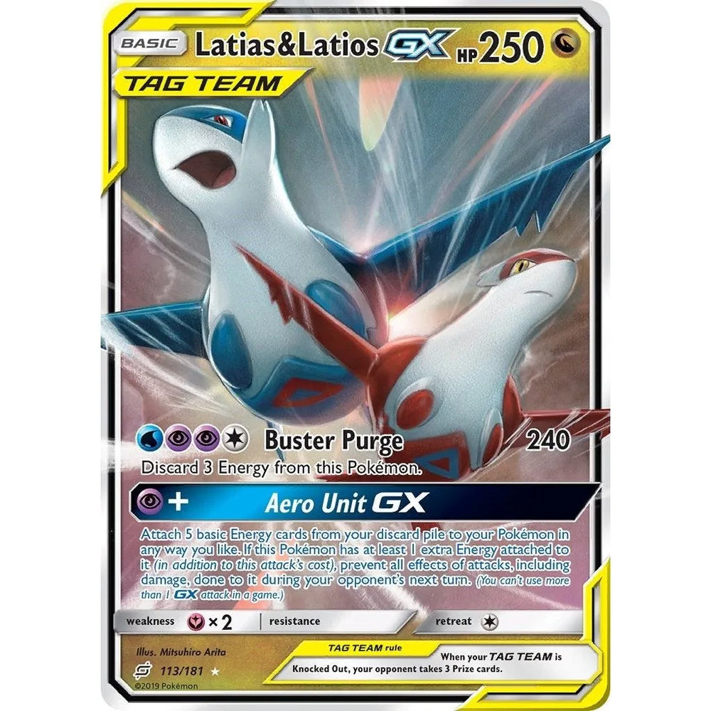 Latias & Latios GX (113/181) (SM9)