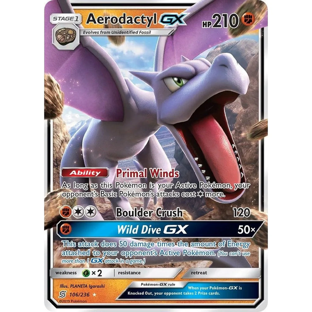 Aerodactyl GX (106/236) (SM11)