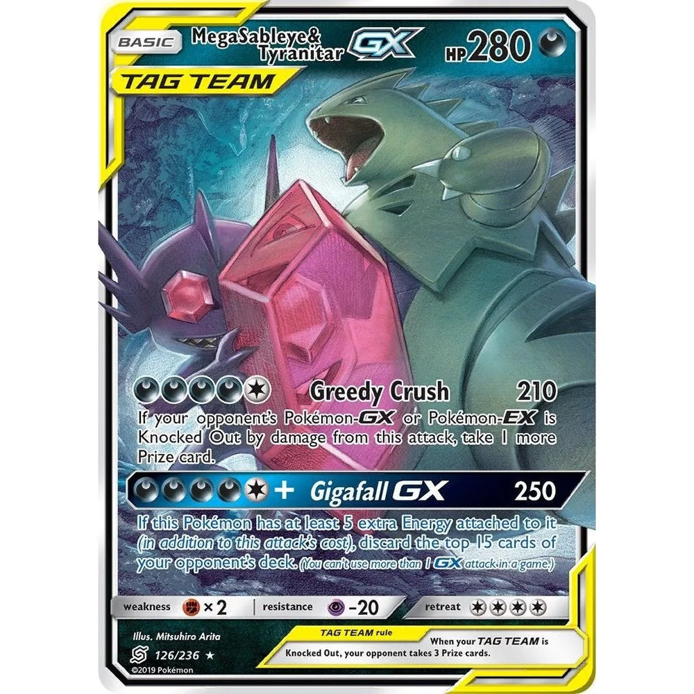 Mega Sableye & Tyranitar GX (126/236) (SM11)