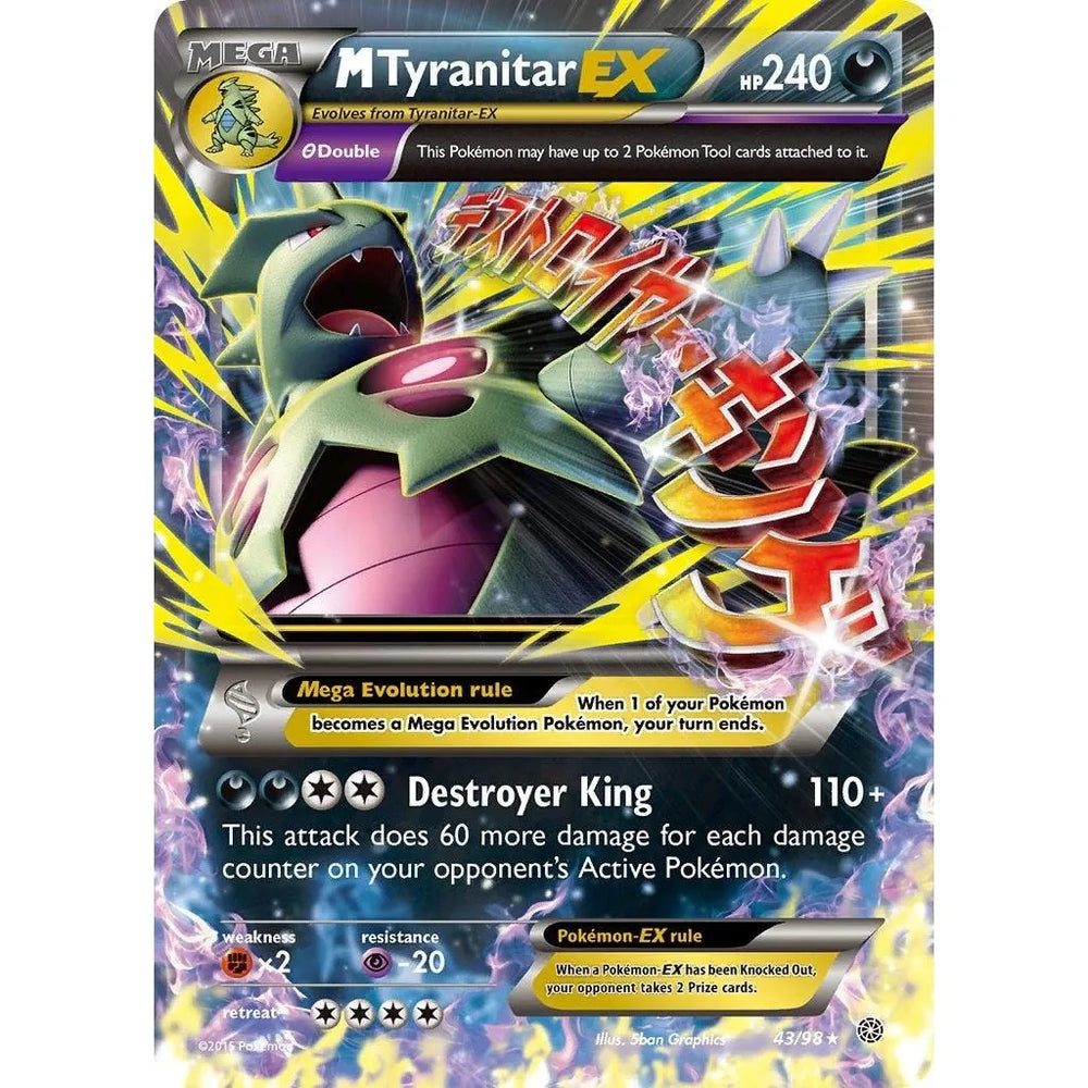 M Tyranitar EX (43/98) (AOR)