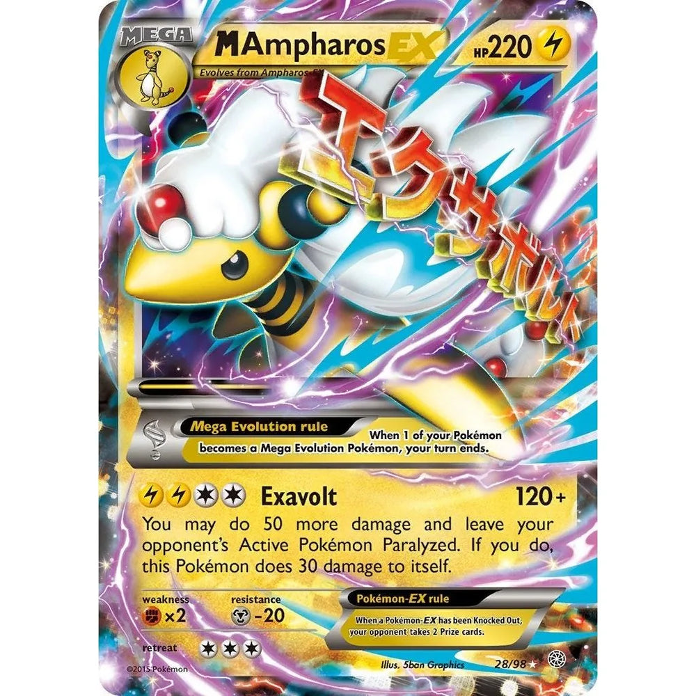 M Ampharos EX (28/98) (AOR)