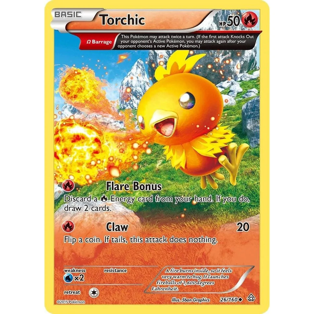 Torchic (Omega) (26/160) (PRC)