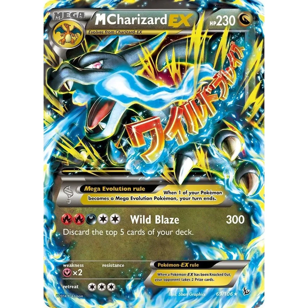 M Charizard EX (X) (69/106) (FLF)