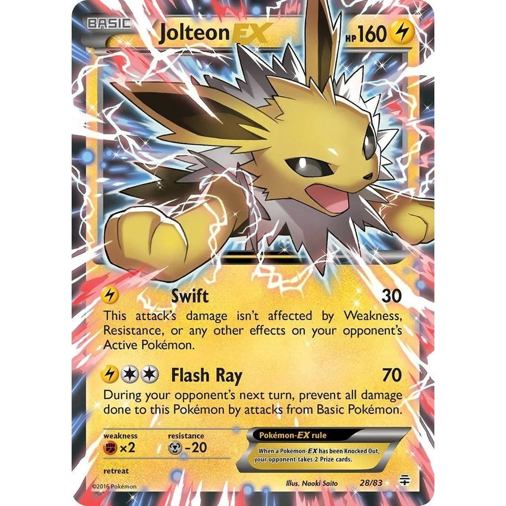 Jolteon EX (28/83) (GEN)