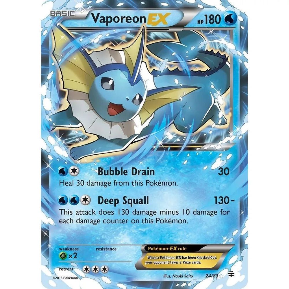 Vaporeon EX (24/83) (GEN)