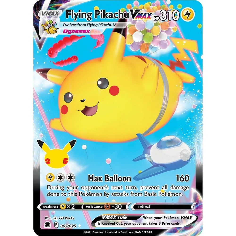 Flying Pikachu VMAX (007/025) (CLB)