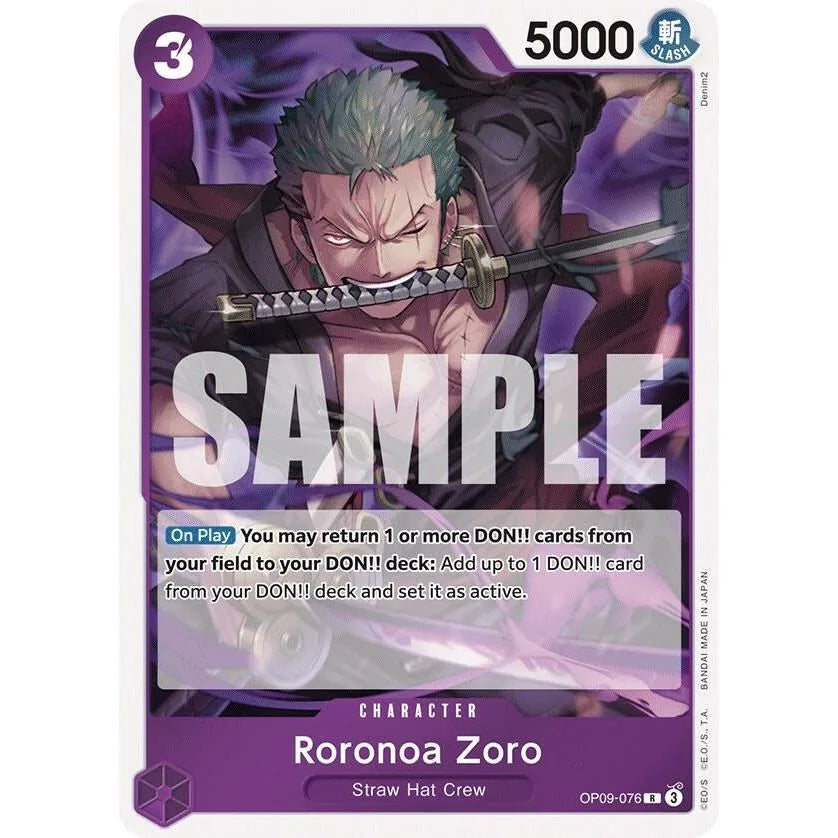 Roronoa Zoro (076) (OP09-076) (OP09)