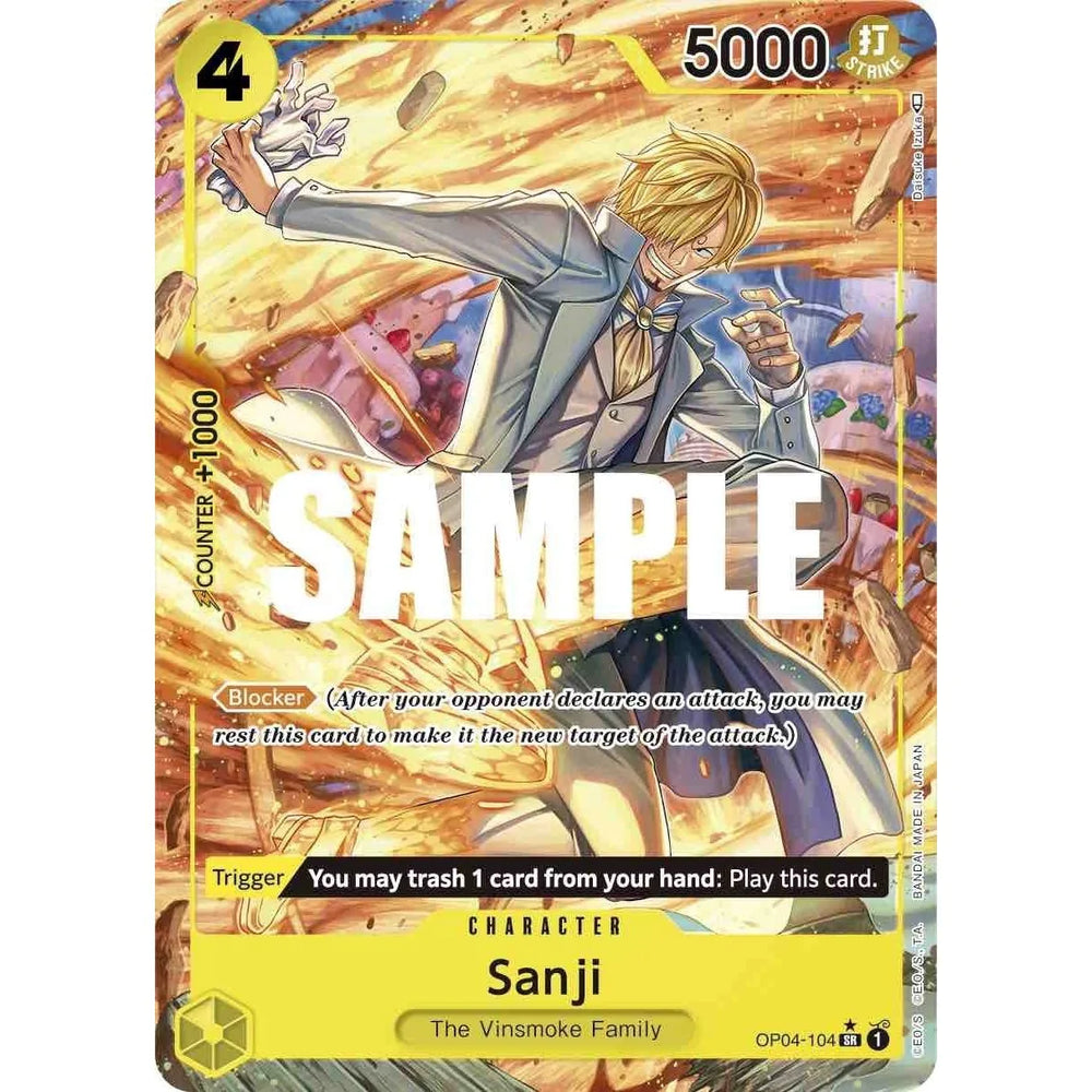 Sanji (104) (Alternate Art) (OP04-104) (OP04)