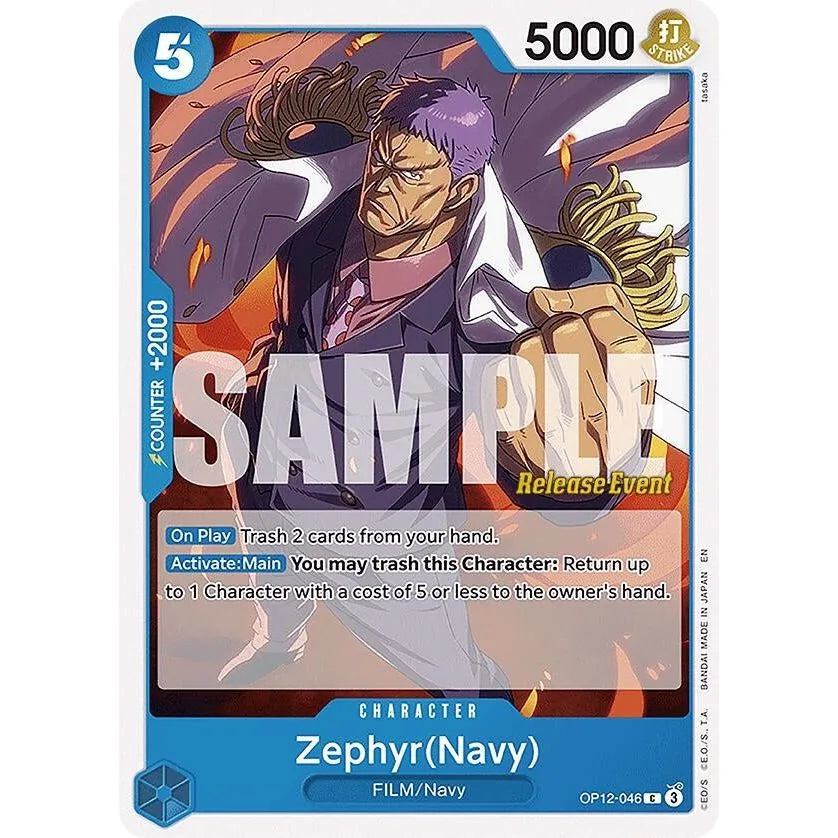 Zephyr(Navy) (OP12-046) (OP12 RE)