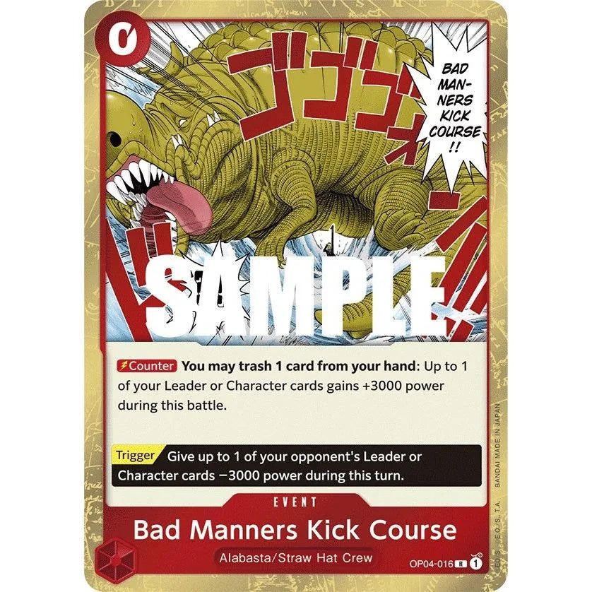 Bad Manners Kick Course (OP04-016) (OP04)
