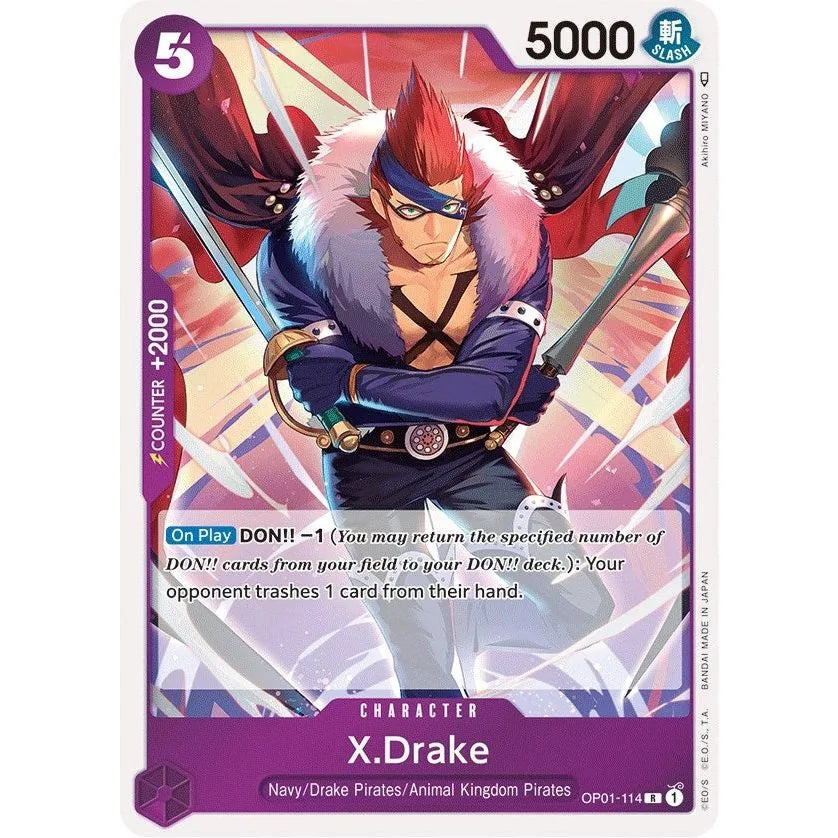 X.Drake (114) (OP01-114) (OP01)