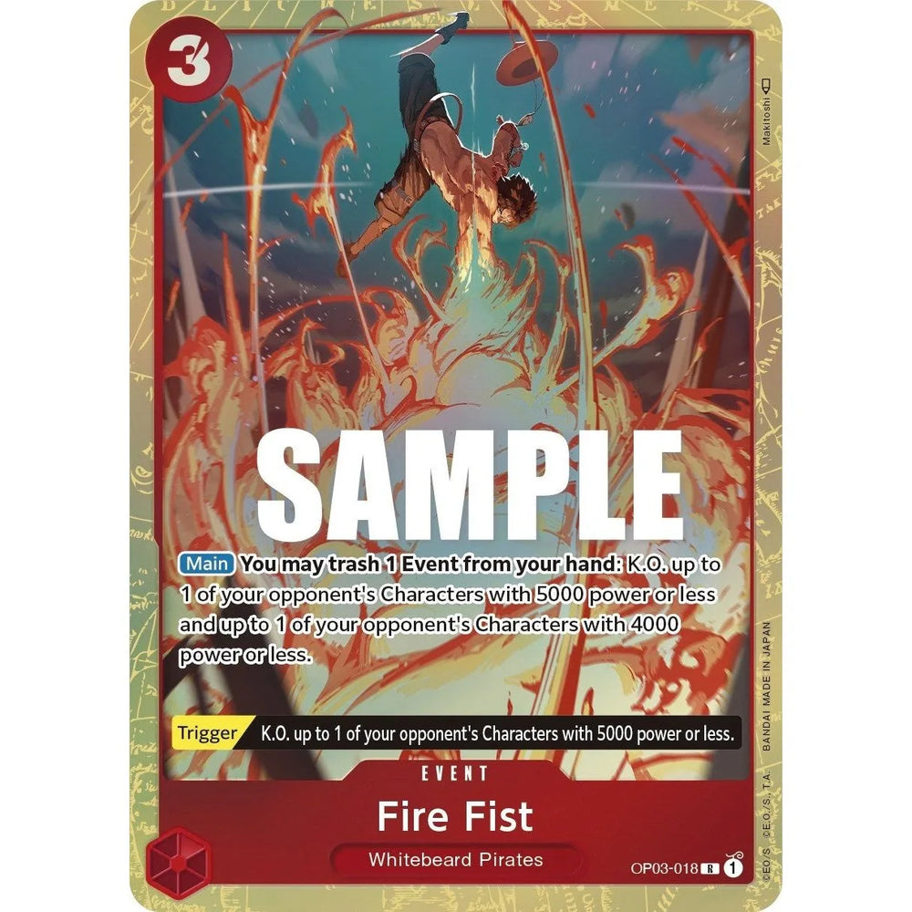 Fire Fist (Alternate Art) (OP03-018) (OP03)