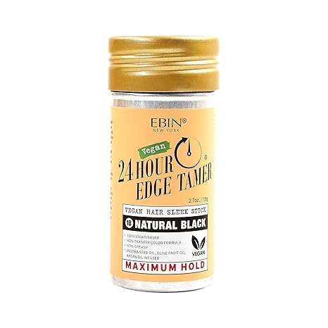 EBIN NEW YORK BÂTON COIFFANT VEGAN 24H - NOIR NATUREL 2.7OZ