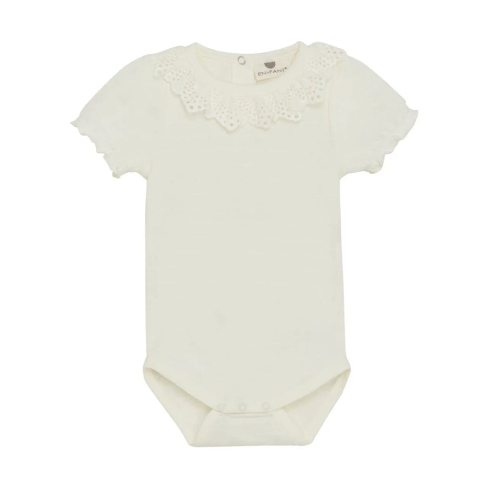 Infant Girl Body SS | Egret | En Fant