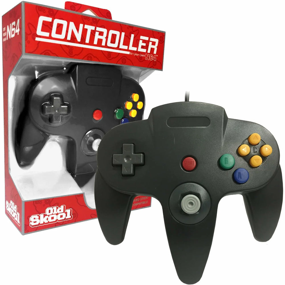 Manette pour N64 Noire