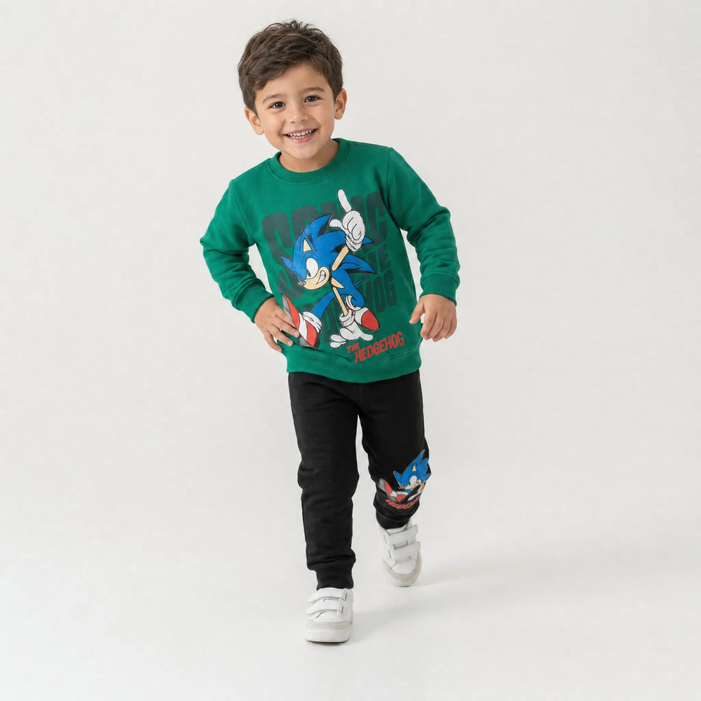 Blue Hedgehog Boys Joggers Set